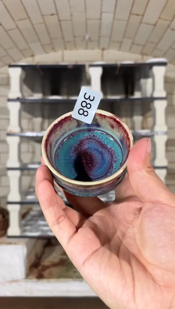摆件精品窑变钧瓷茶器