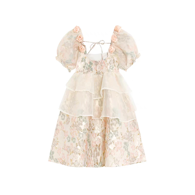 大码女装奶乖裙小个子茶歇风在逃公主连衣裙夏季潮流