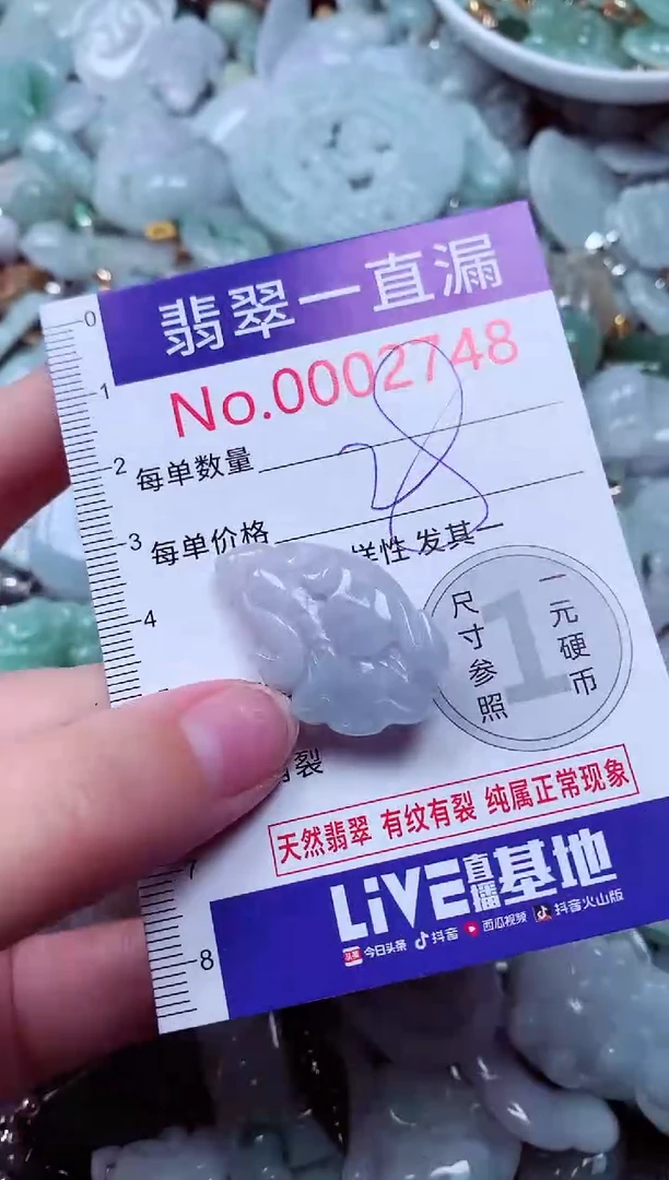 吊坠(不含链)未镶嵌翡翠2748