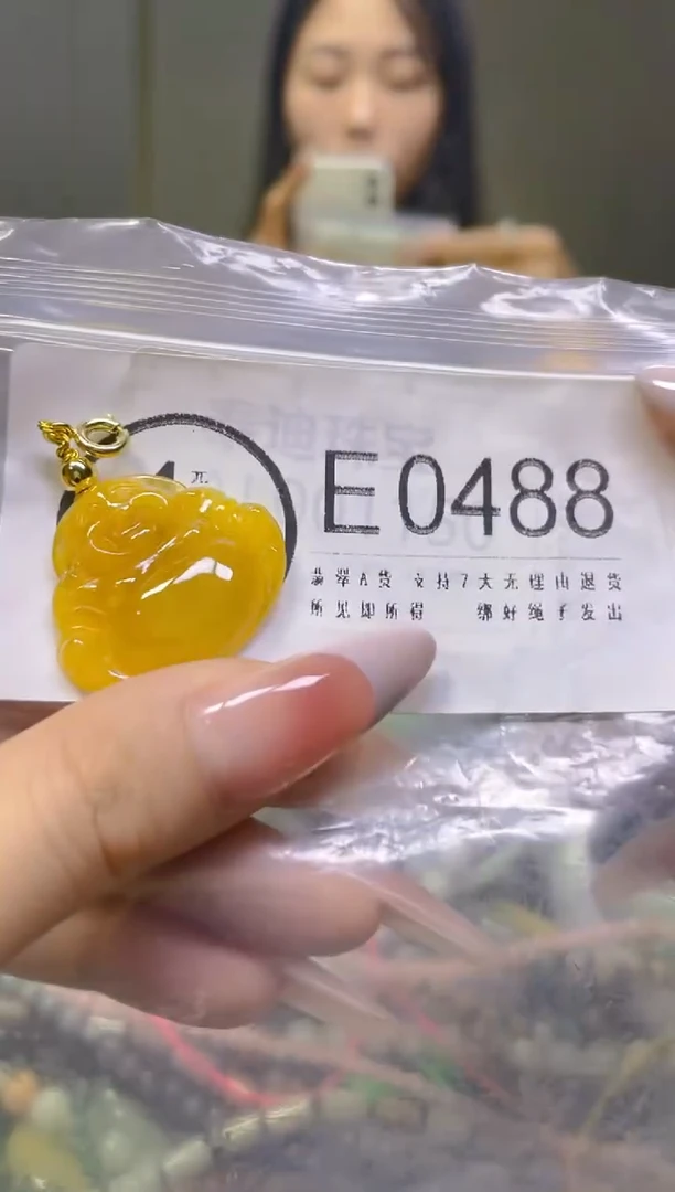 翡翠未镶嵌颈饰/E/翡翠A货一图一物