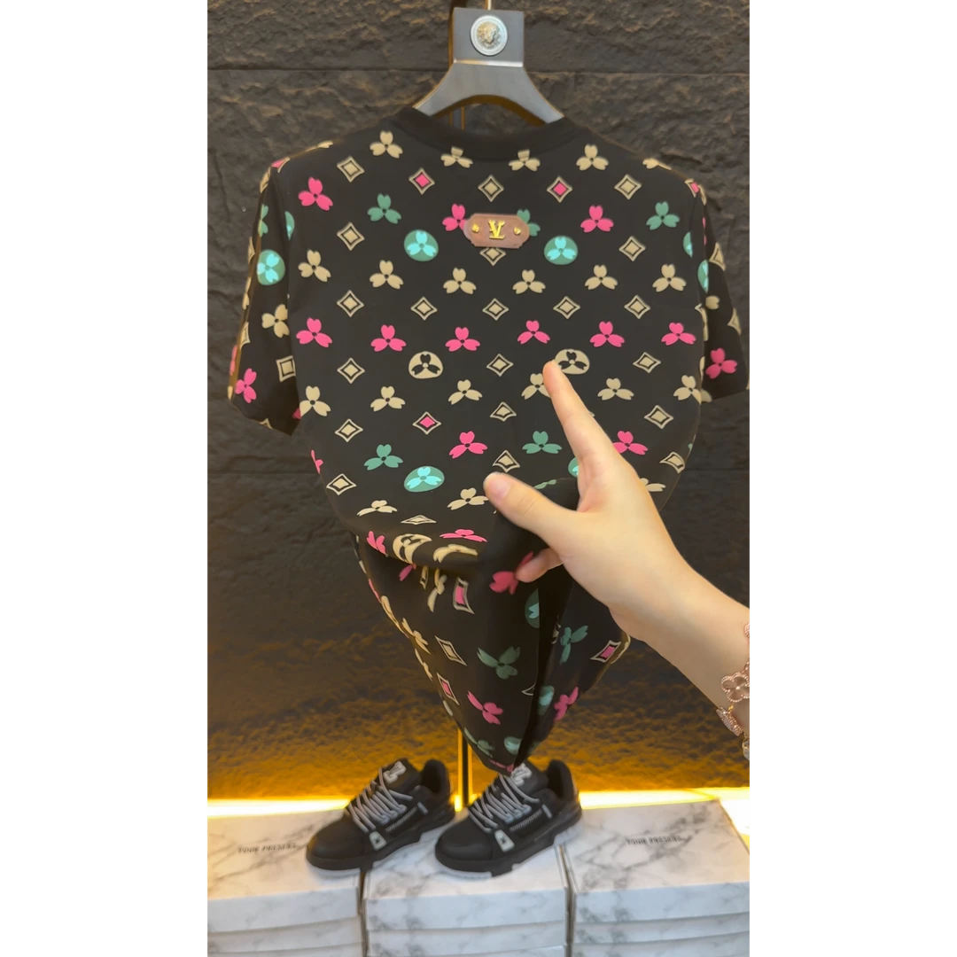 【】2025年夏季新款时尚短袖修身男女同款高品质短袖T恤825002-ZL