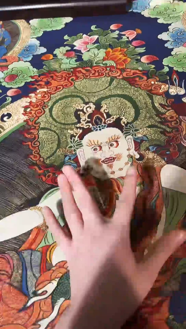 卷轴画龙妹唐卡直播tk16