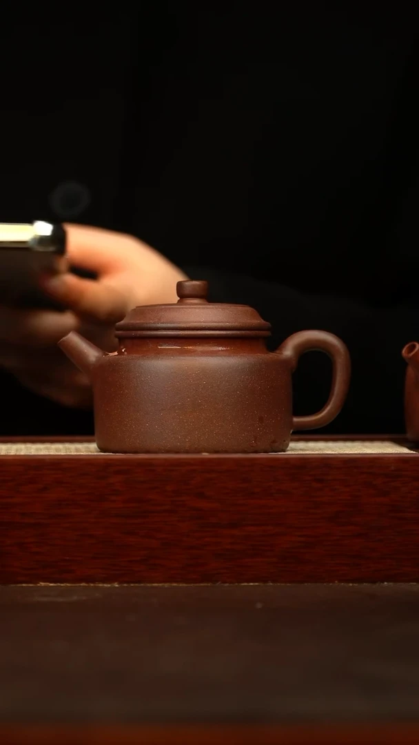 茶壶紫砂喜**?德钟 160cc 原矿底槽青