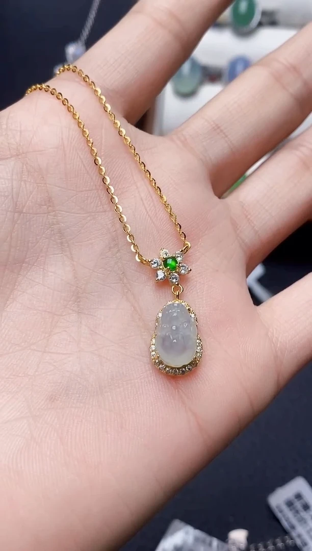 银S925镶嵌戒指翡翠2005