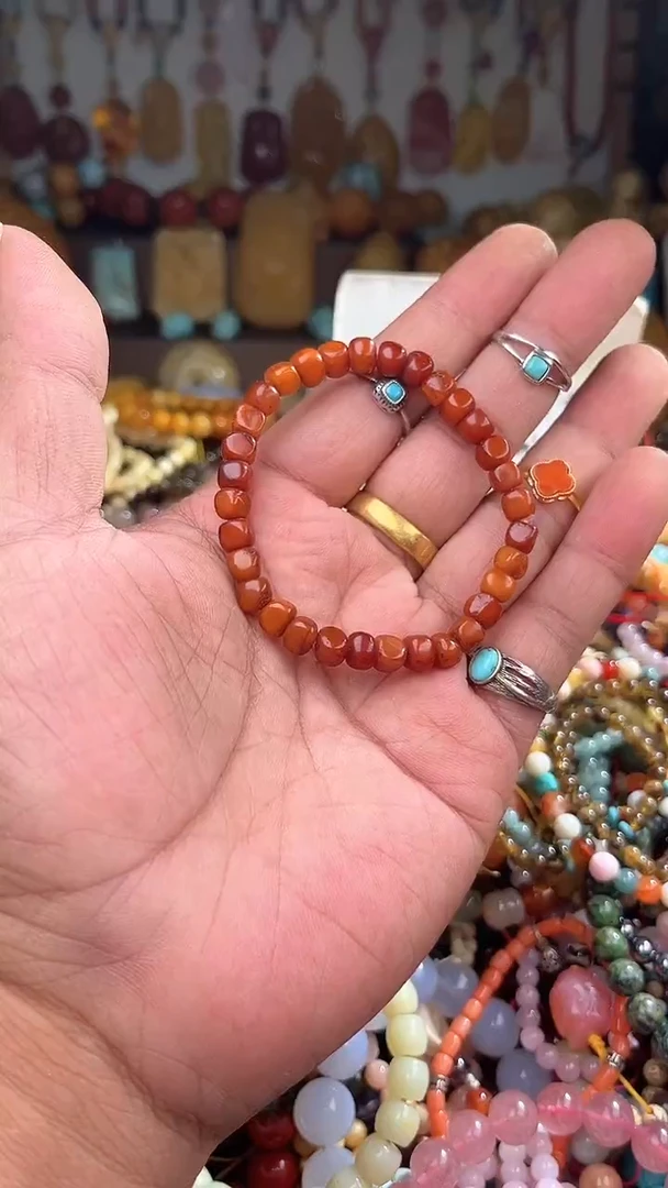 裸石琥珀未镶嵌小*帽一物一拍 004355