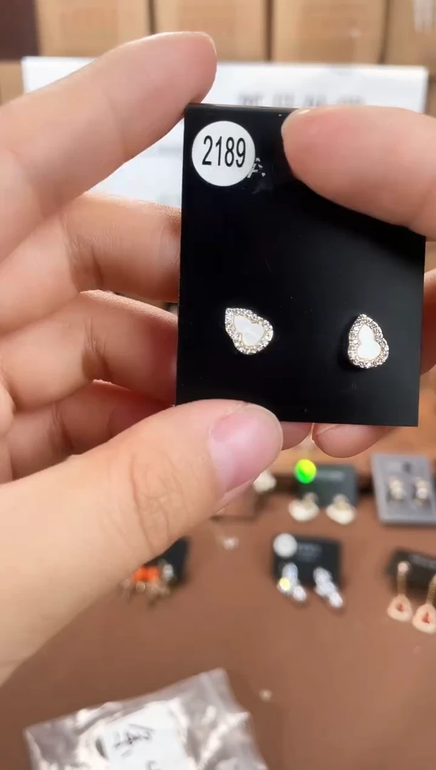 合金925银锆石豆2189