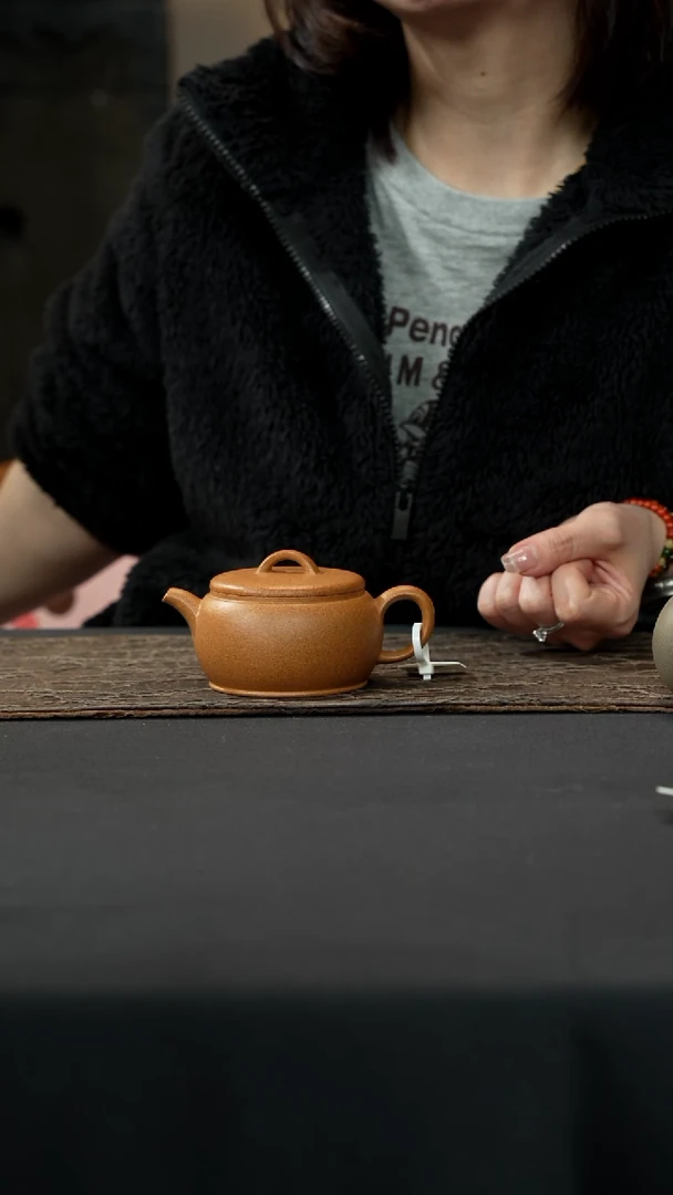 【闪购商品】紫砂茶壶黄降坡申锡汉瓦200cc