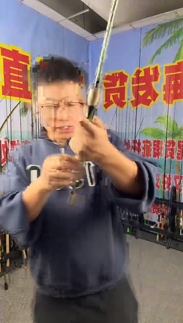 1.8m碳素树绿1.8米直柄（瑕疵尾货竿，没有售后，介意勿拍）