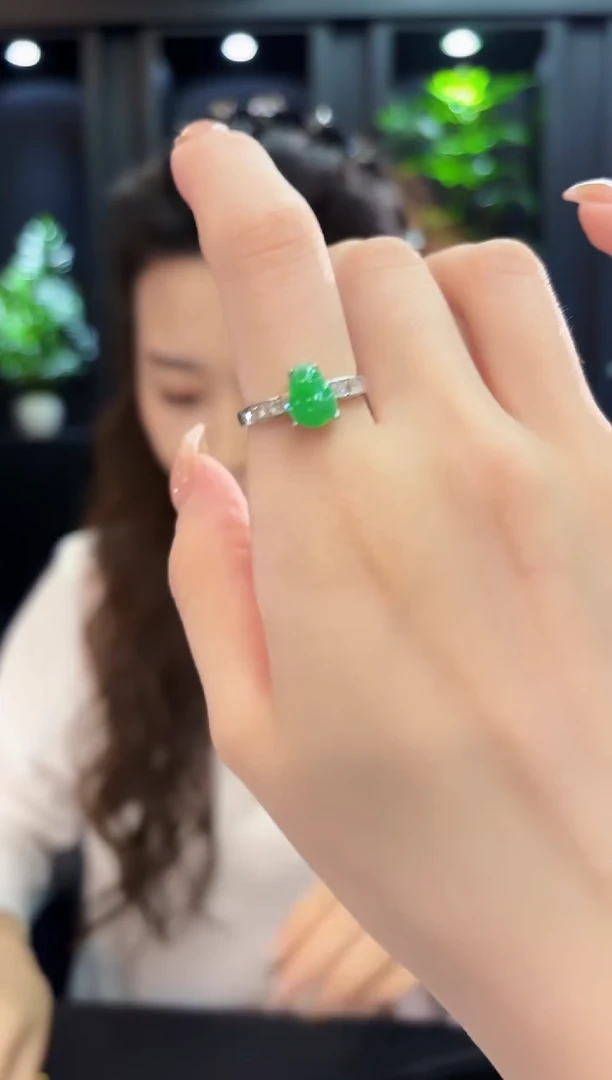 未镶嵌戒指翡翠缅料A货/支持复检/一件