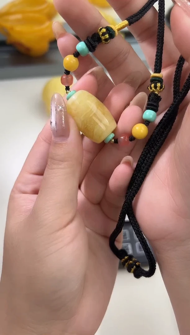 裸石琥珀未镶嵌琥珀蜜蜡吊坠