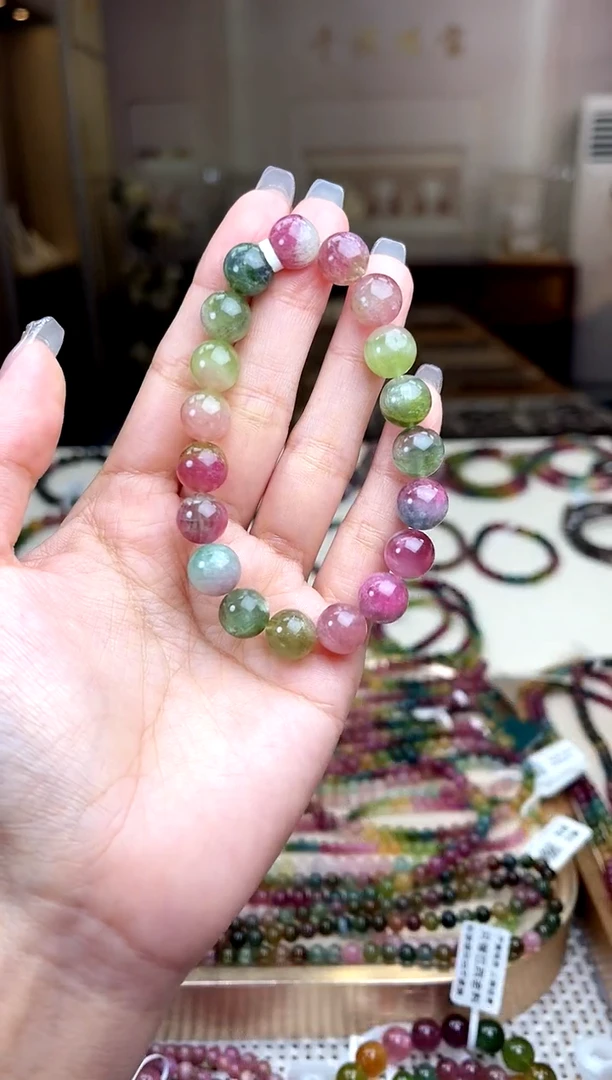 【闪购商品】碧玺/未镶嵌10mm+碧玺单圈多样性发货