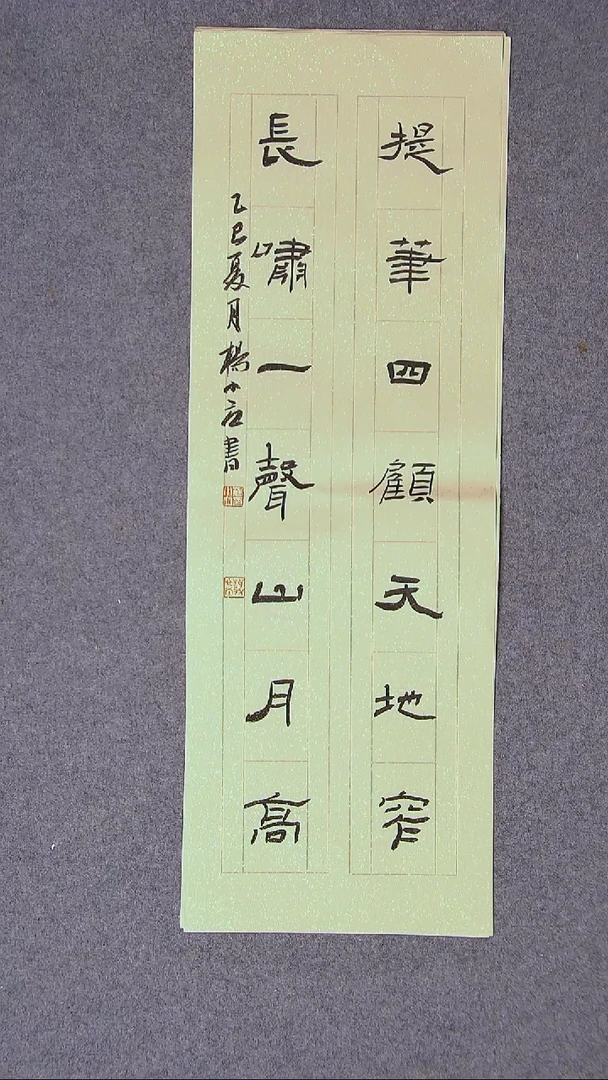书法杨小立 河南南阳69*23尺寸