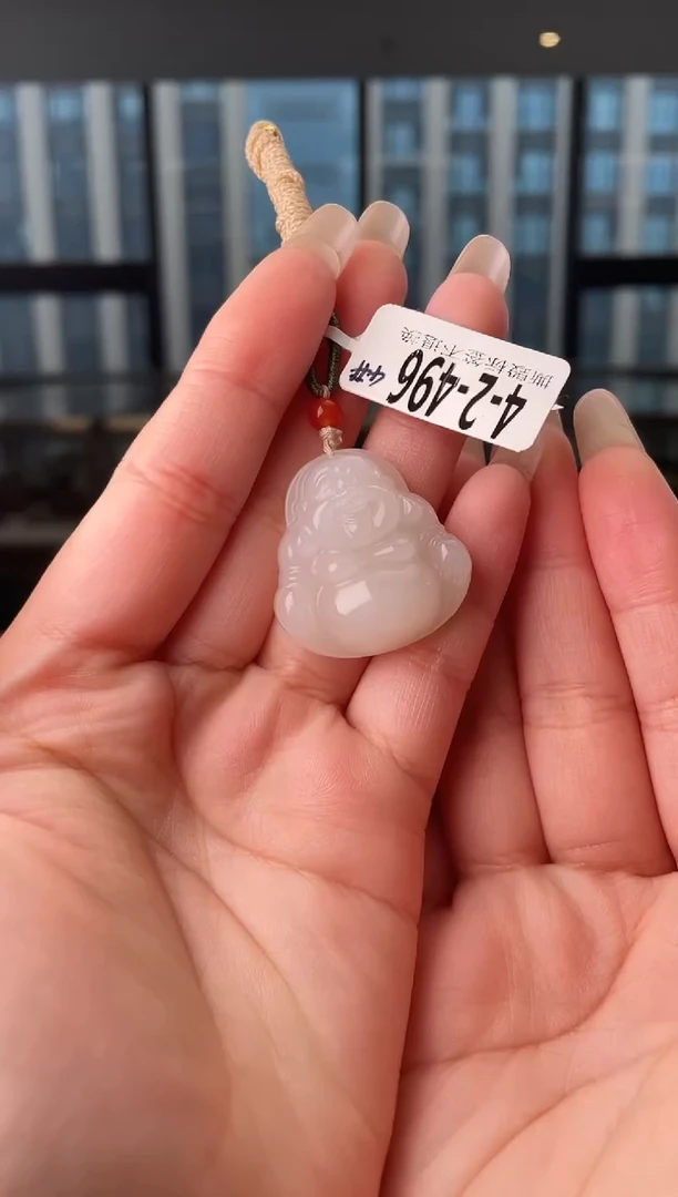 颈饰未镶嵌和田玉30佛公 496