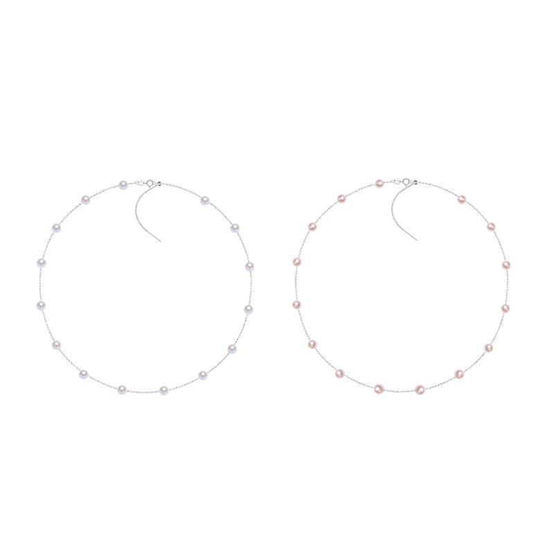 【爱迪生珍珠】银S925白色/紫色珍珠吊坠5-6mm（多样性发一）YZL