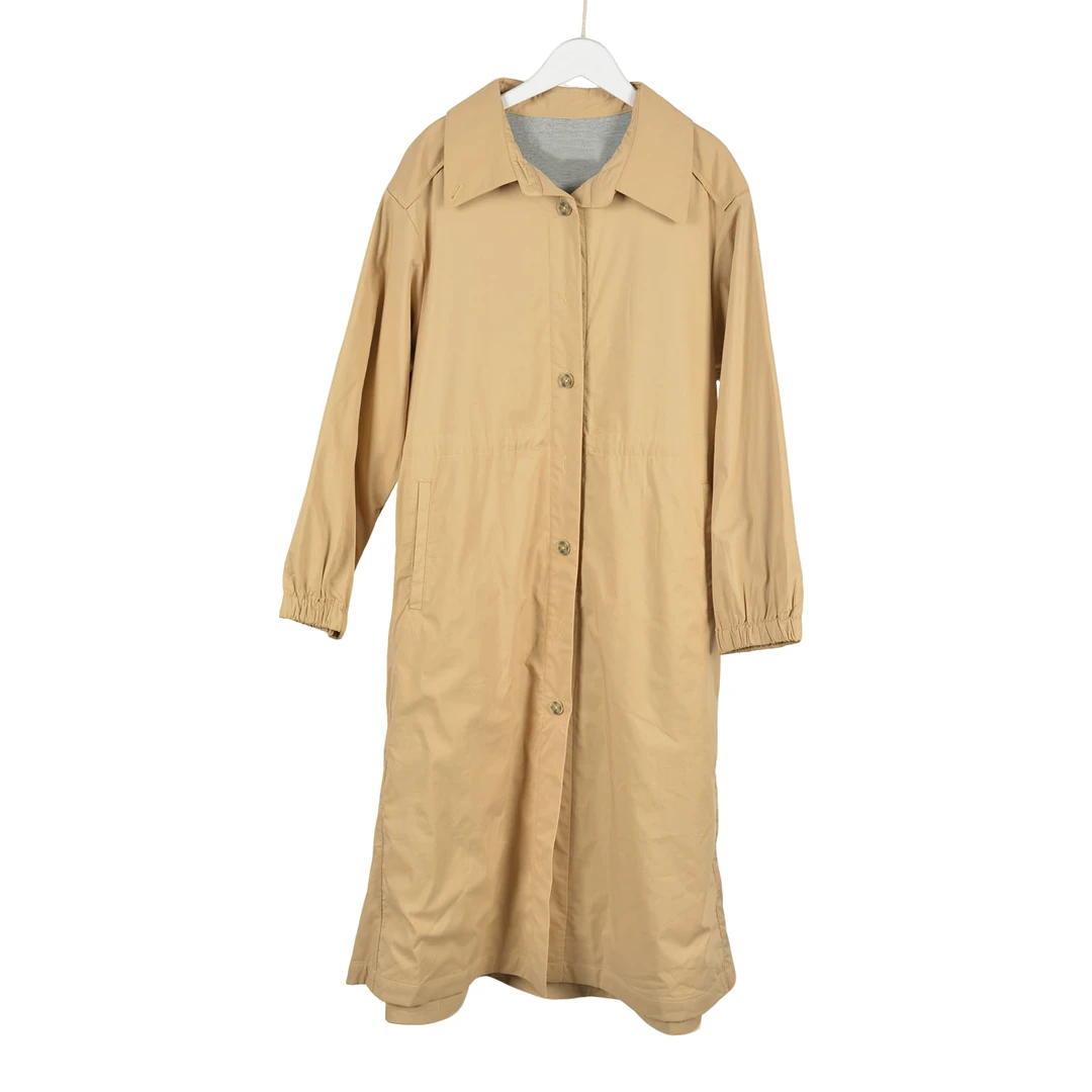 【Y专柜捡漏】女装KNSLC春游出行衣服-风衣1211-卡其大二码