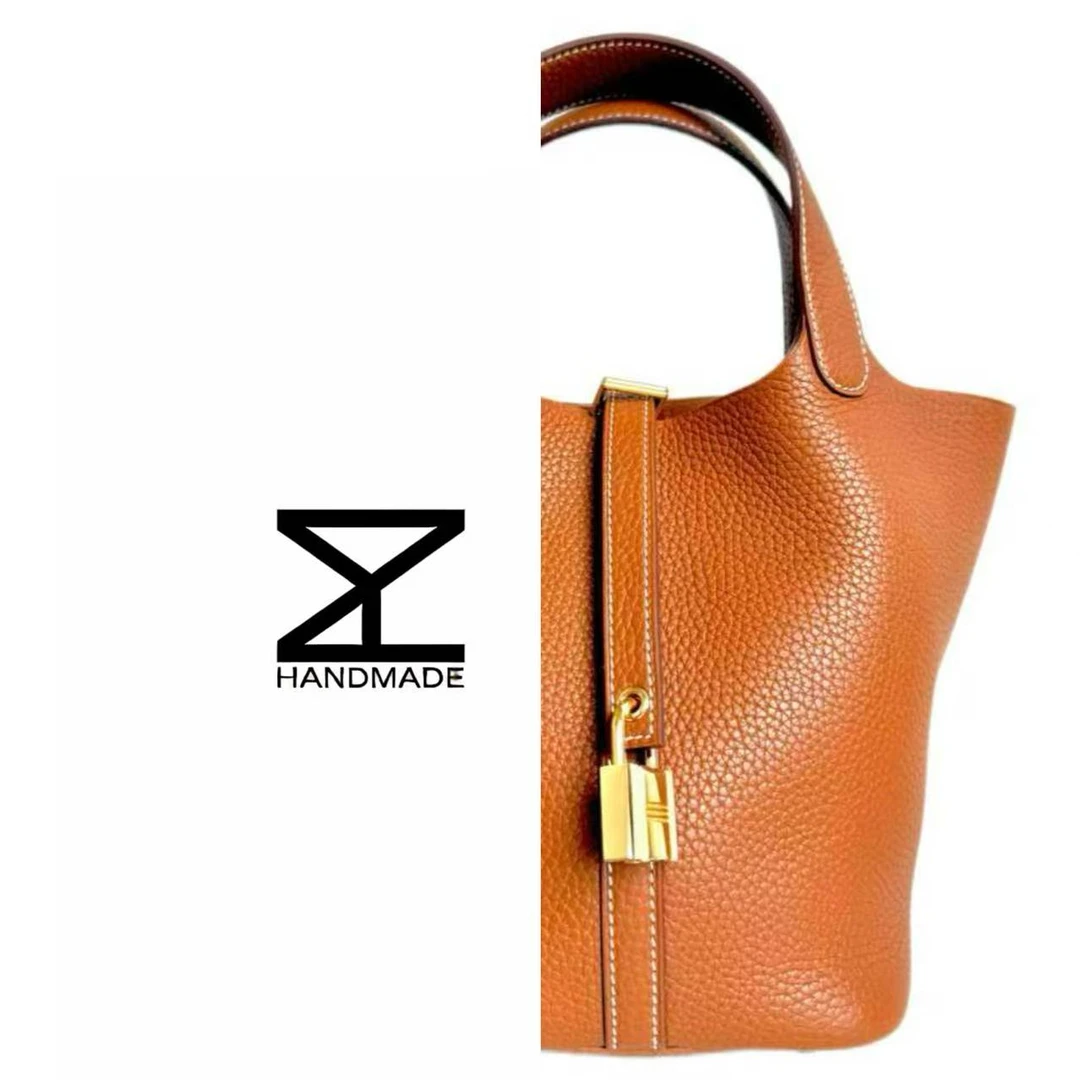 宗老师私定【小众18篮子】升级版手工TC皮轻奢水桶包网红手机包