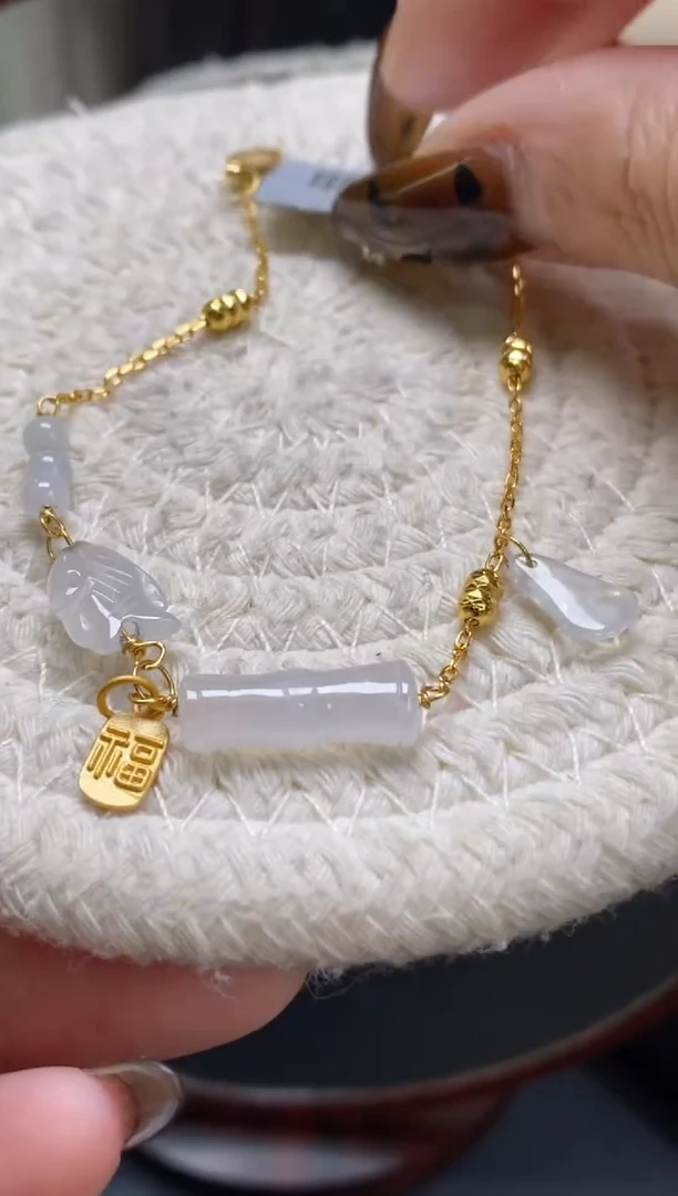 颈饰银S925镶嵌翡翠12632