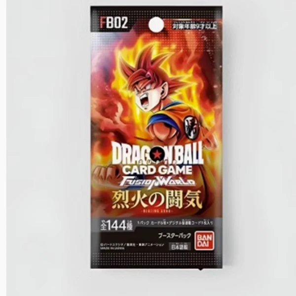 【拆盒】龙珠TCG补充盒 日文DRAGON BALL FB02 烈火之斗气现货