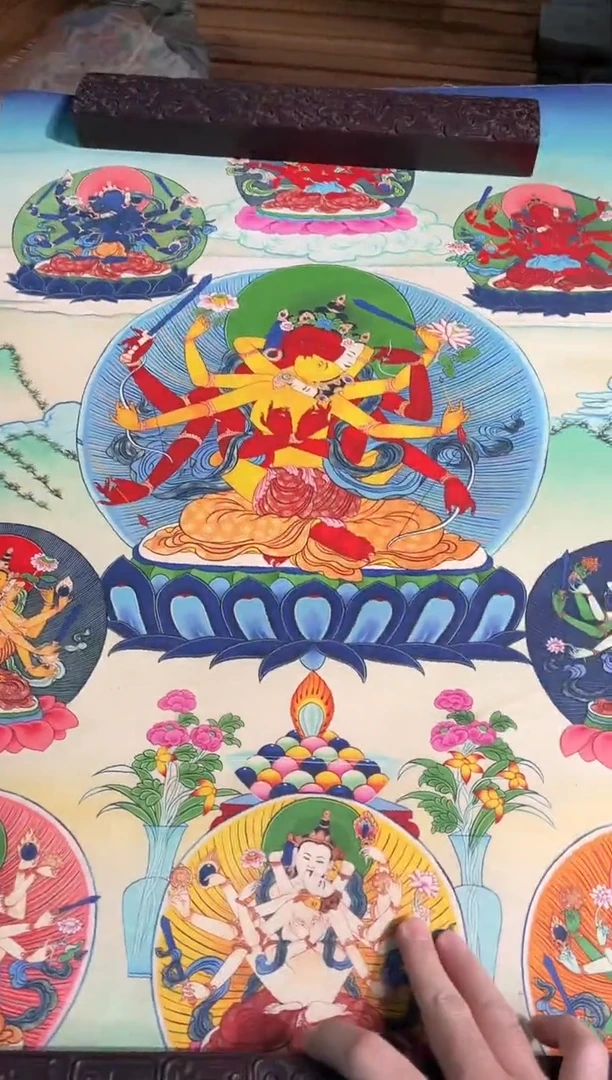 卷轴画天天的唐卡tk160
