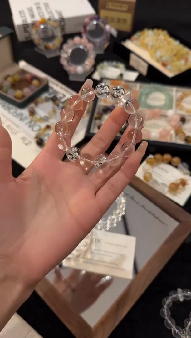 未镶嵌手链水晶白水晶x2894