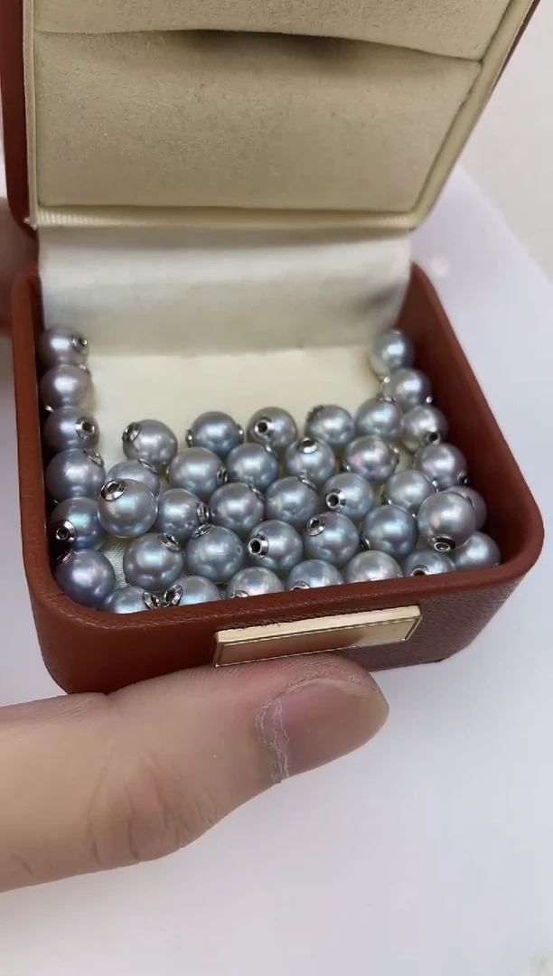 海水珍珠银S925镶嵌颈饰
