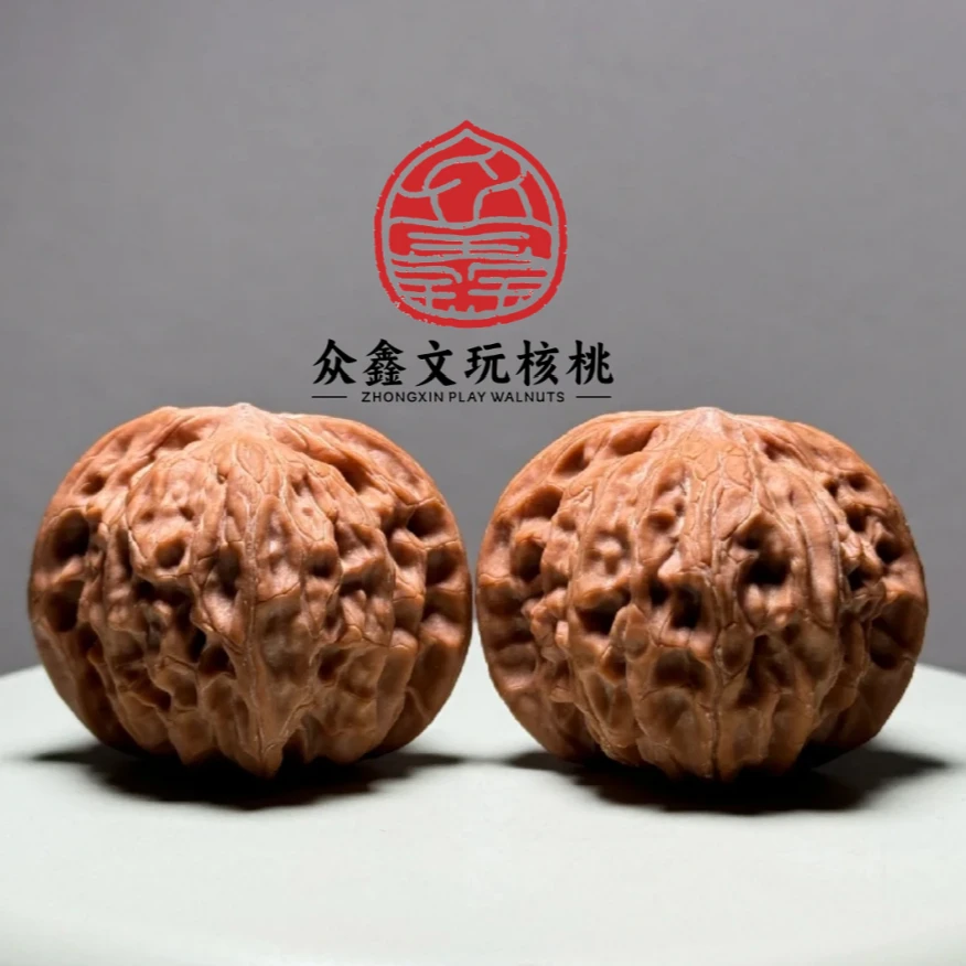 众鑫清华哥--磨盘文玩核桃38左右尺寸（全品）