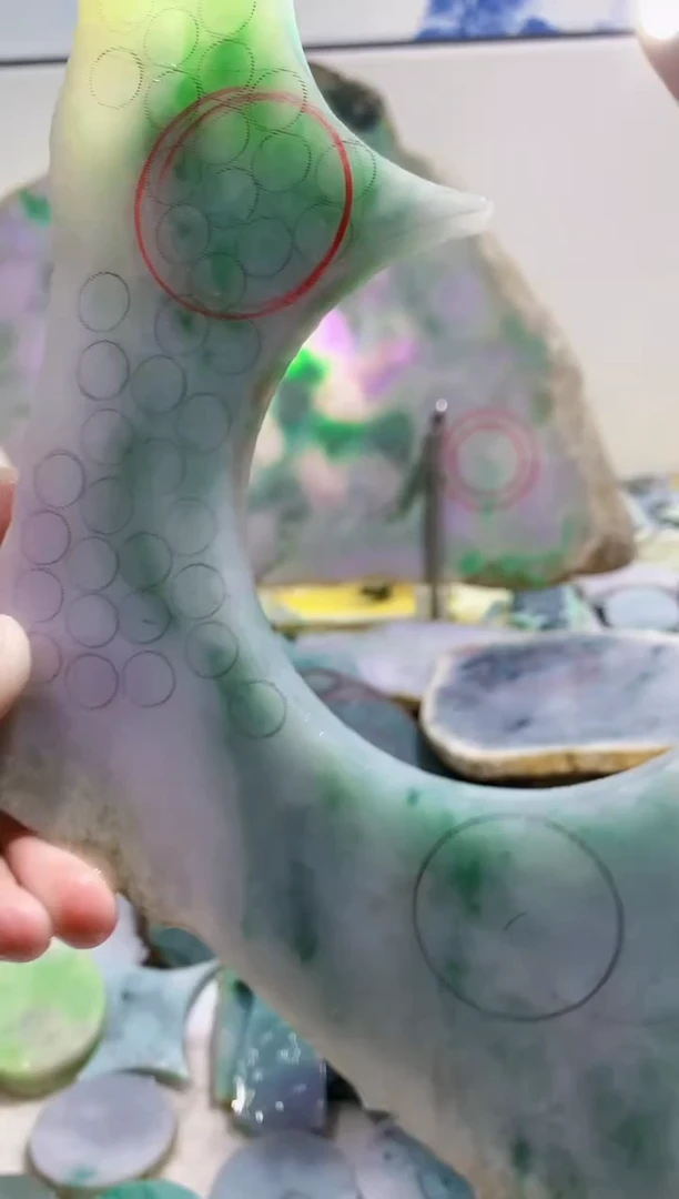 裸石翡翠0蒙0翡翠珠宝524