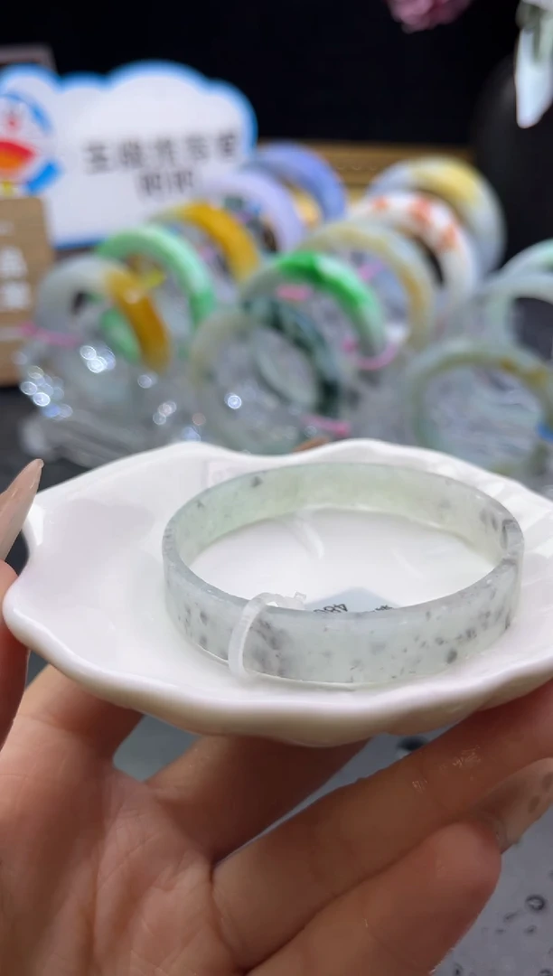 未镶嵌手镯定制翡翠54-55「定制不退不换」