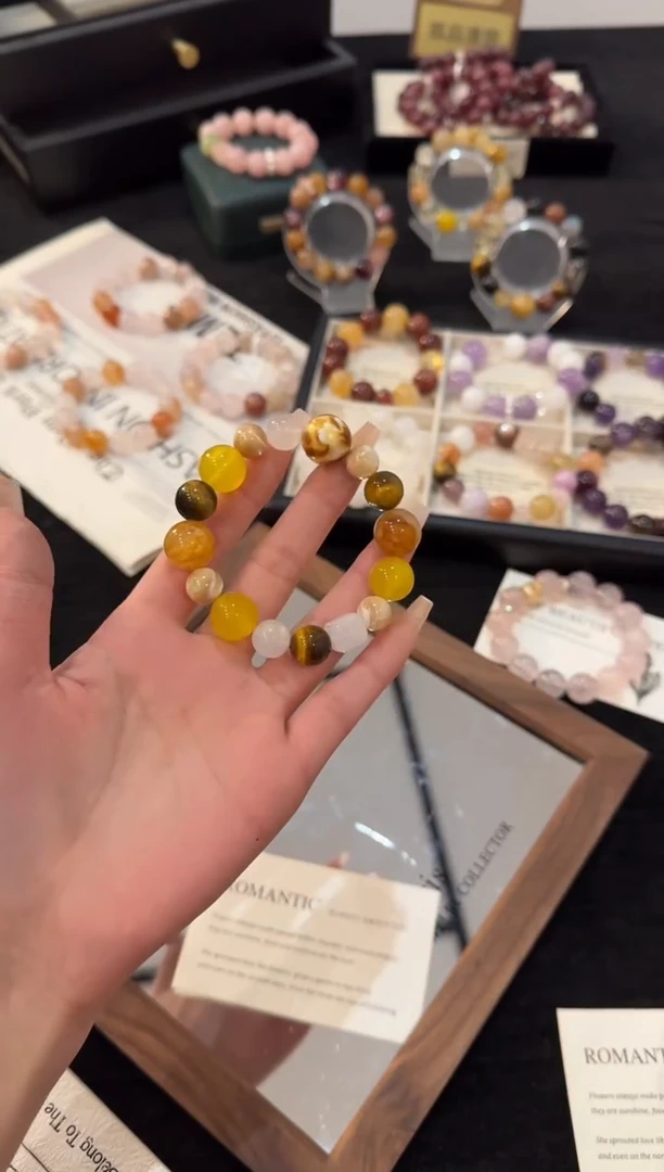 未镶嵌手链水晶秋日拿铁x2537