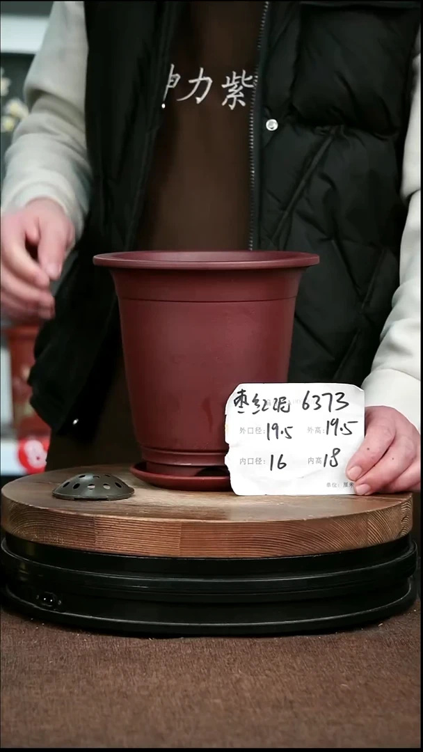 紫砂花盆花卉园艺6373+Z