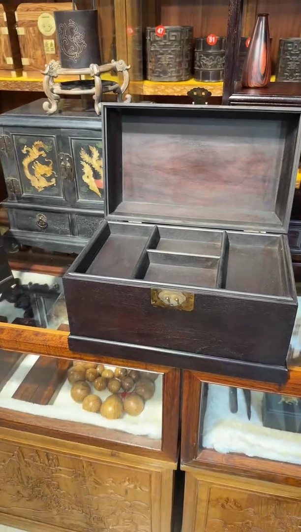 【闪购商品】木木艺紫檀隔层翻盖箱1280.888