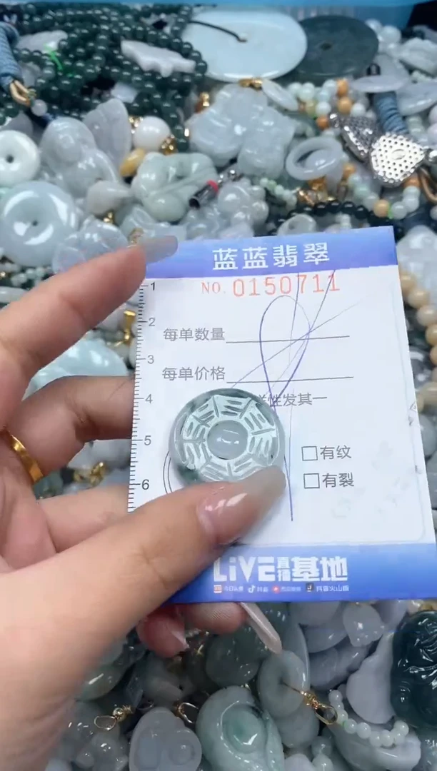 【闪购商品】翡翠颈饰未镶嵌闪购0150711多样性发其一