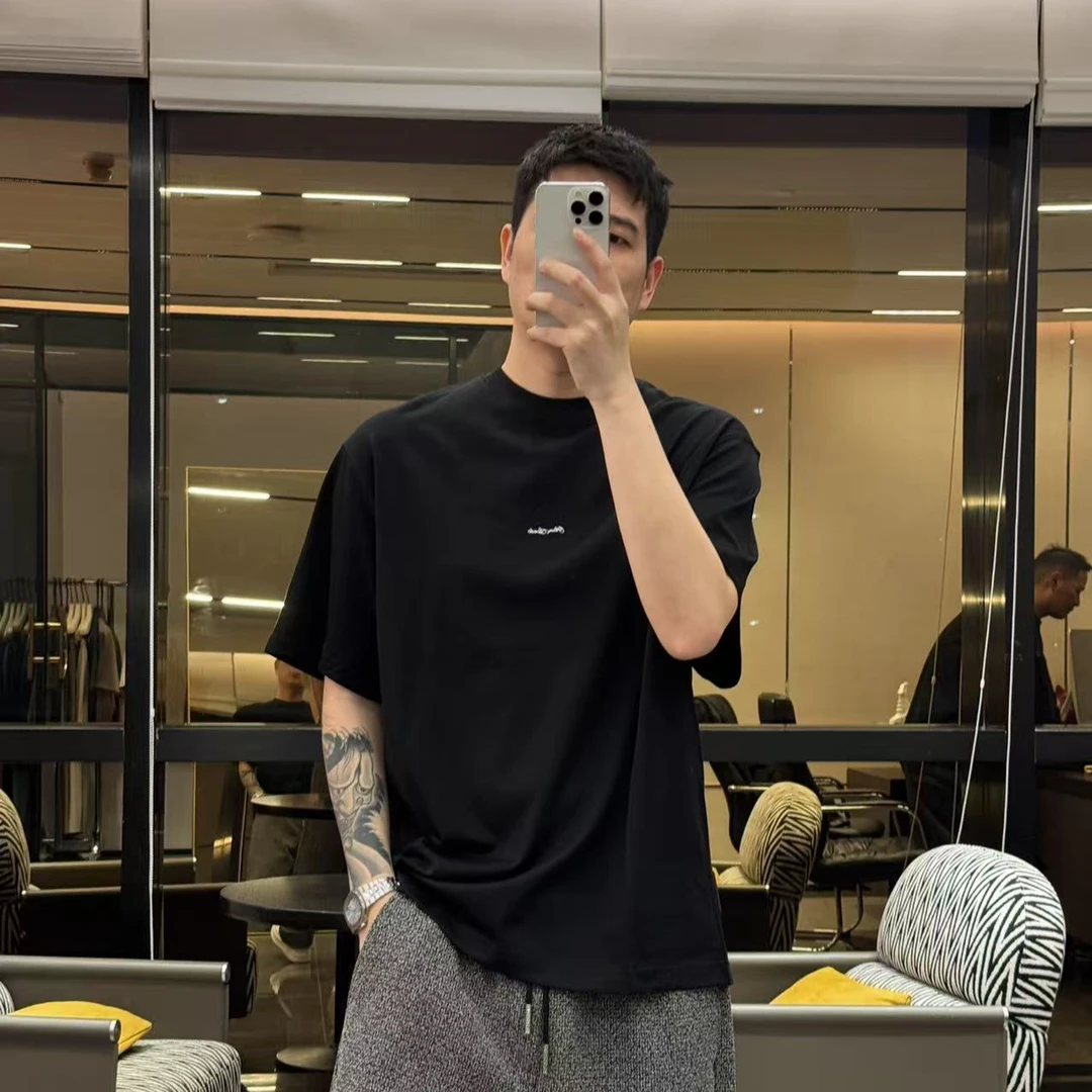 DIKALO FERRE/迪卡里奥 费雷FW002黑桃A定制面料时尚百搭宽松T恤