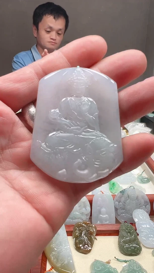 吊坠(不含链)未镶嵌翡翠普贤