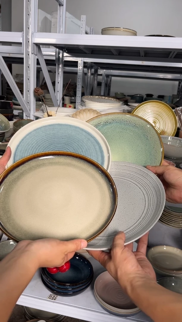 瓷片外贸尾货瑕疵满20包邮X4 大盘组合