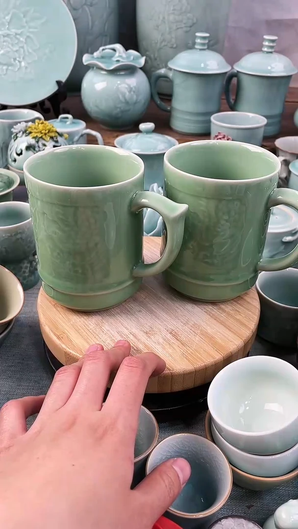 【闪购商品】特价 微瑕 慧仙青瓷