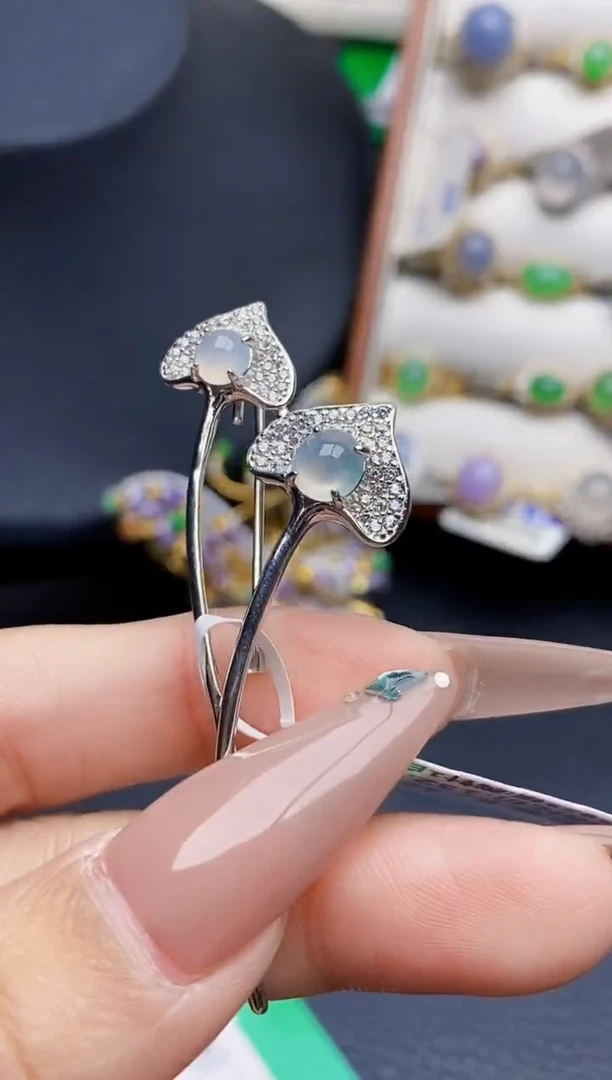 银S925镶嵌戒指翡翠1471