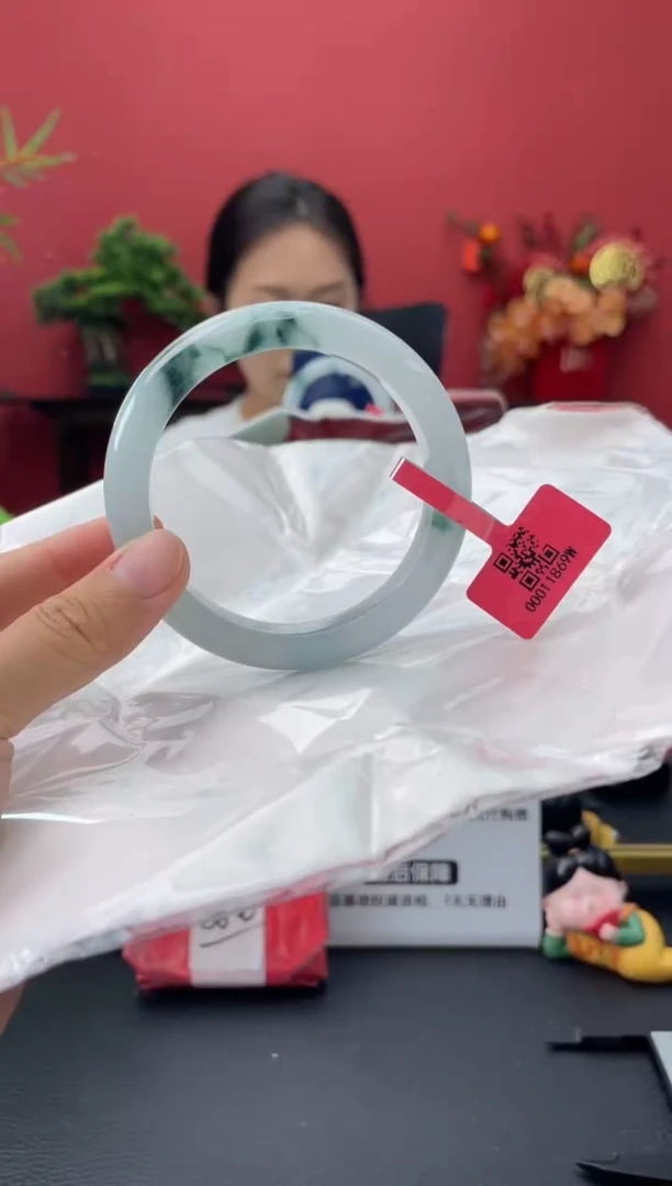 未镶嵌手镯翡翠无**红1