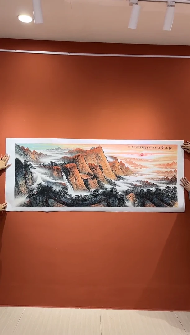 【闪购商品】国画郑乐华绘画手绘作品7-26