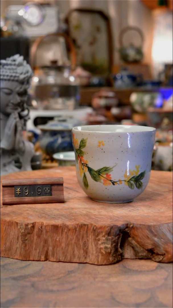 杯桂花景德镇手工手绘