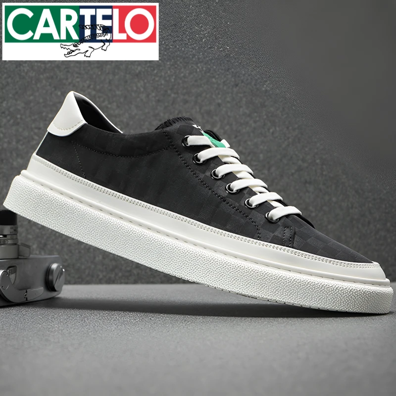 男鞋2025秋季新款舒适板鞋时尚百搭透气轻便软底低帮潮鞋男款