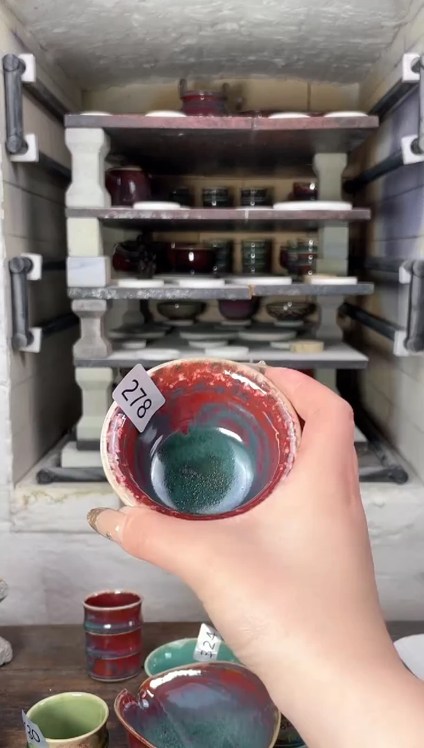 【闪购商品】摆件钧瓷手工茶器窑变