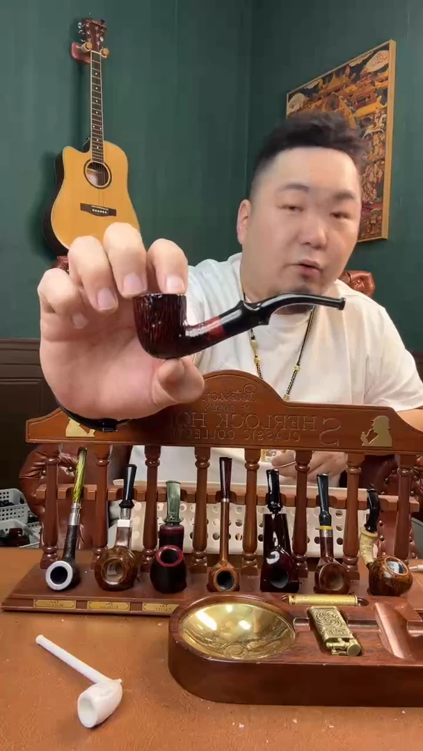石楠木木雕款意大利进口石楠木烟斗