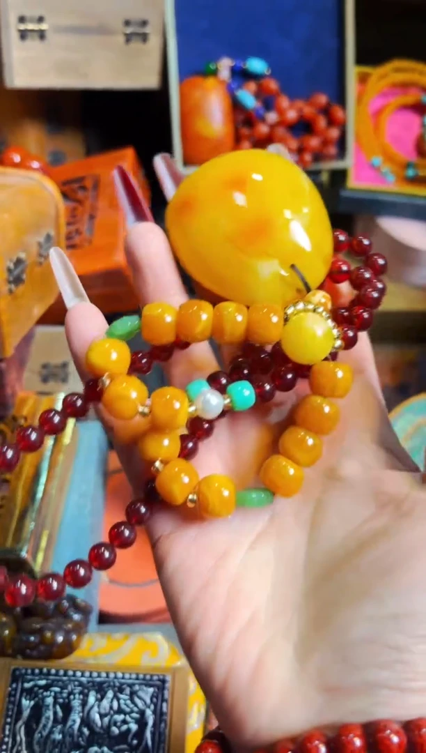 【闪购商品】蜜蜡颈饰未镶嵌兰妹精品精选链接232