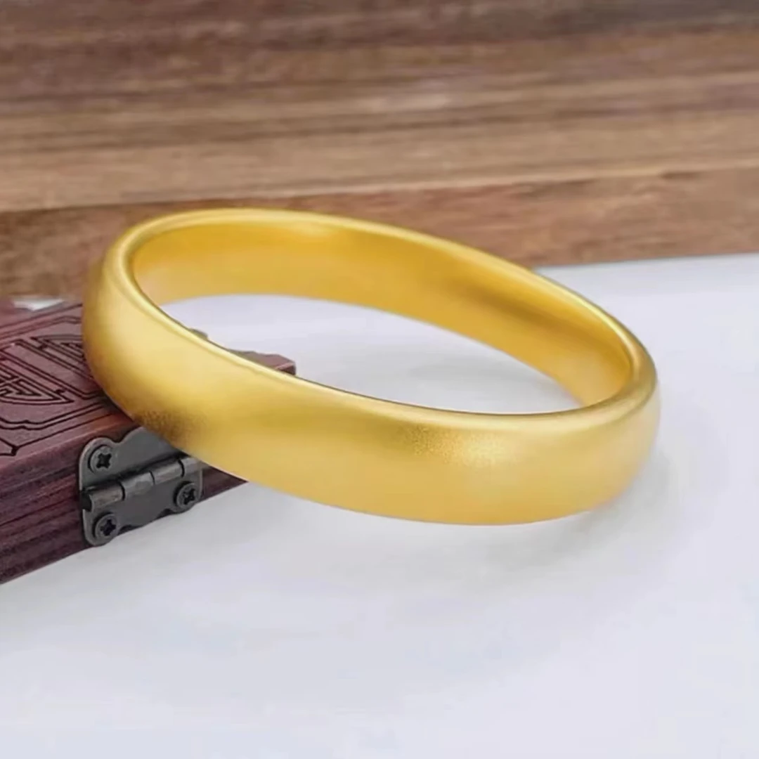 铜合金手镯 Z卡12轮胎百搭闭口手镯女款时尚素圈古法经典传承精美