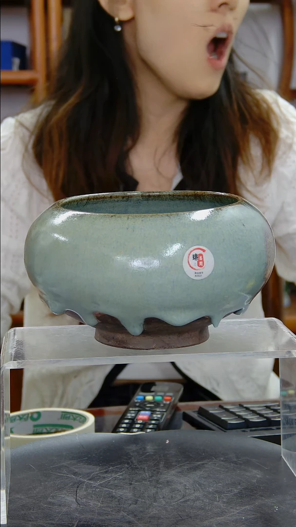 炉钧窑钵式洗瓷器