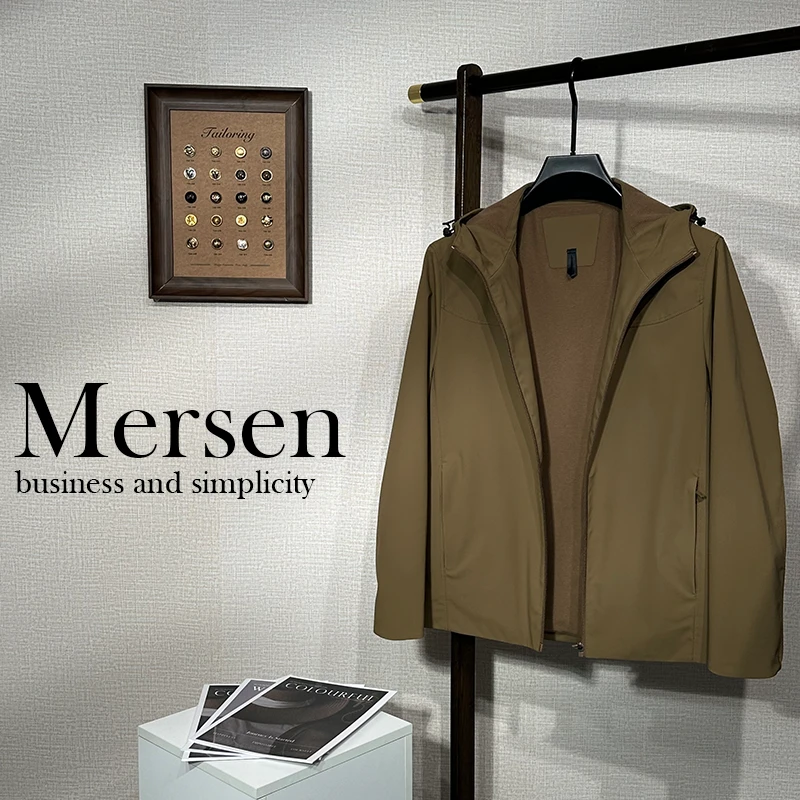 朗度【连帽夹克】男士商务休闲高端秋季精品夹克 B512