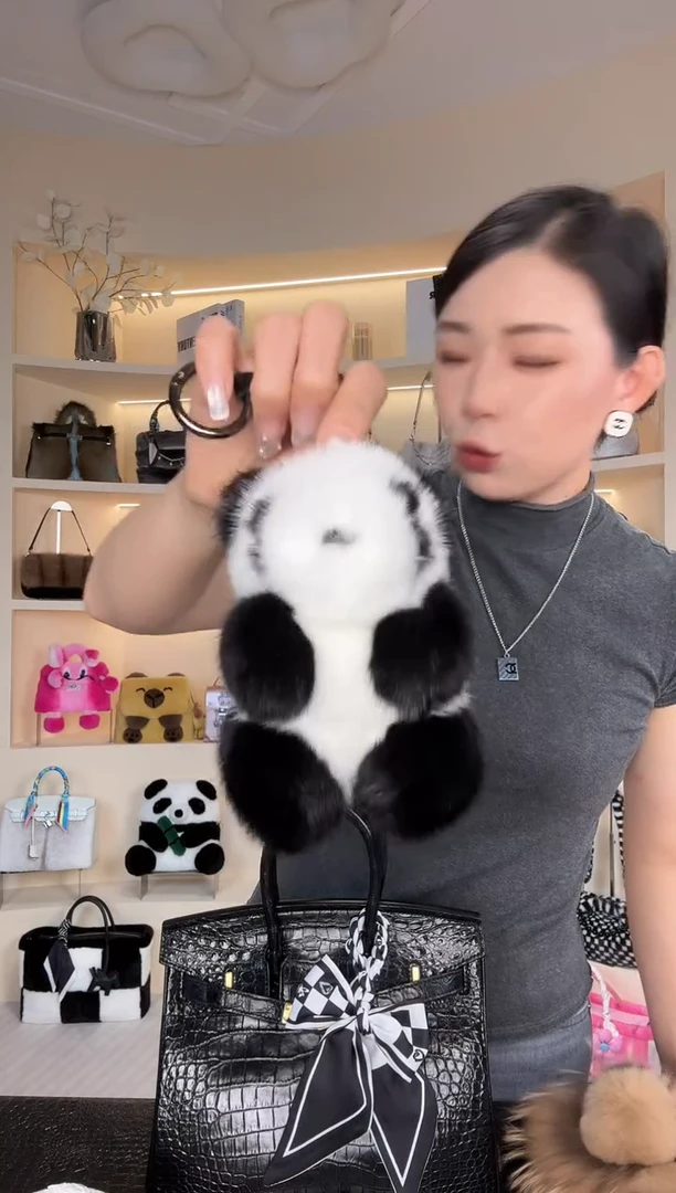 水貂毛【闪购商品】女包挂件074