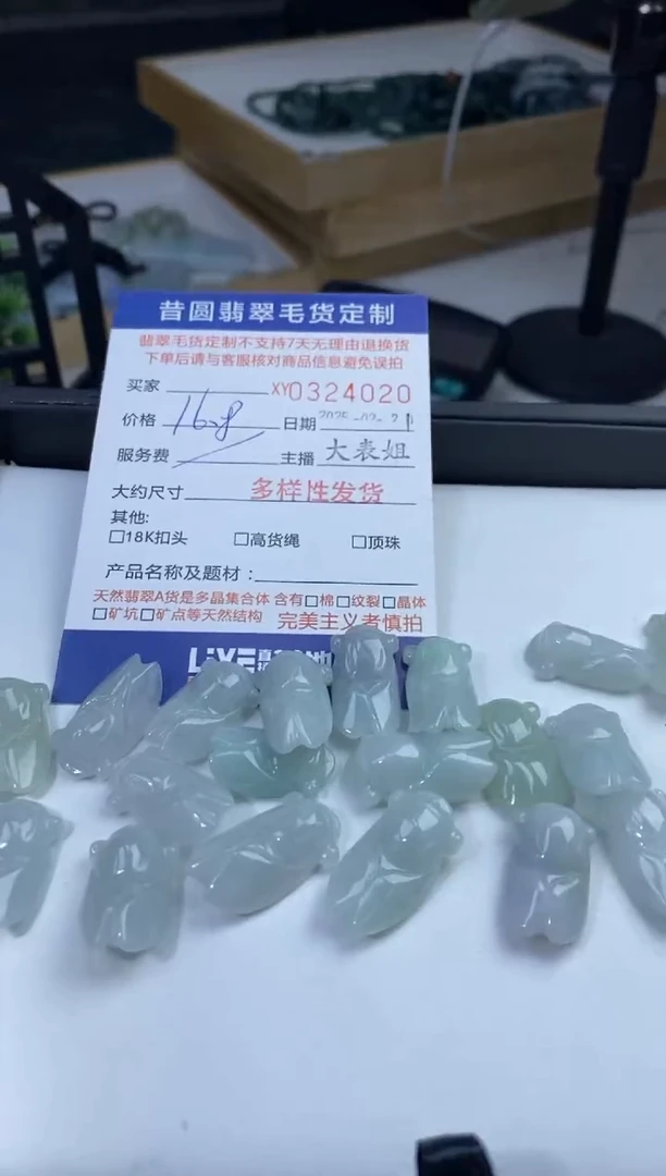 【闪购商品】翡翠颈饰未镶嵌多样性发其一324020