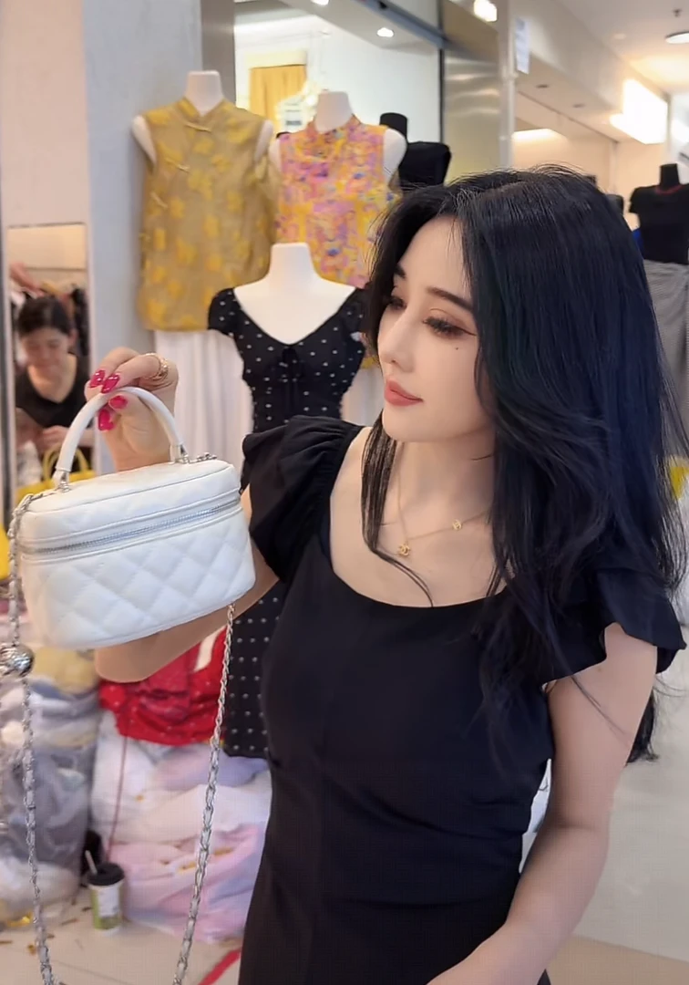 香香老板娘定制时尚菱形纹包包